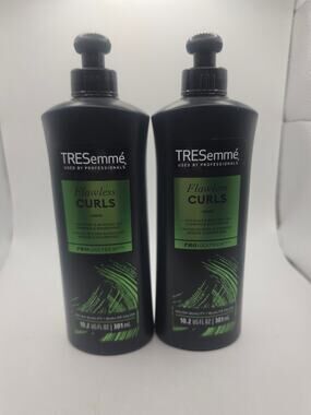 2 Bottles NEW TRESemme, Flawless Curls Combing Cream 10.2 oz. PRO LOCK TECK